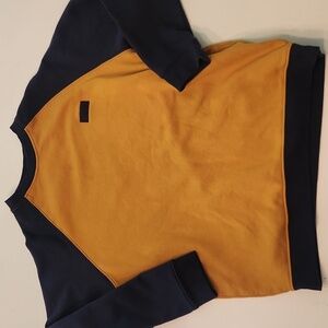 Vans Crewneck Sweatshirt Yellow Navy Blue Extra Large 18 20
